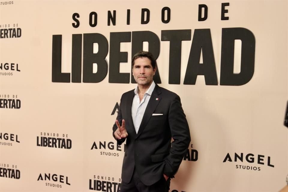 El actor aprovechó para agradecer a quienes apoyaron su película 'Sonido de Libertad' (Sound of Freedom), que le tomó ocho años hacer.