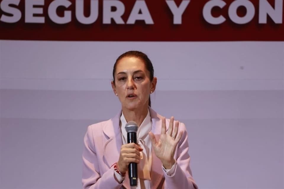 Claudia Sheinbaum, candidata de la coalición Sigamos Haciendo Historia.