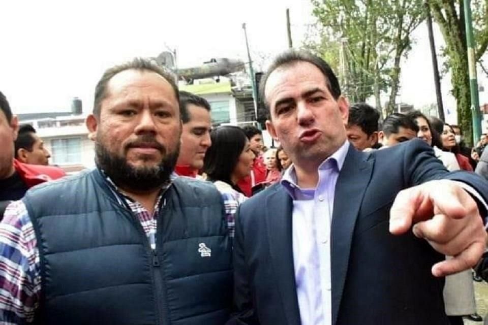 Policarpio Ramírez Coria y José Francisco Yunes, candidato a gobernador por la coalición 'Fuerza y Corazón por Veracruz'.