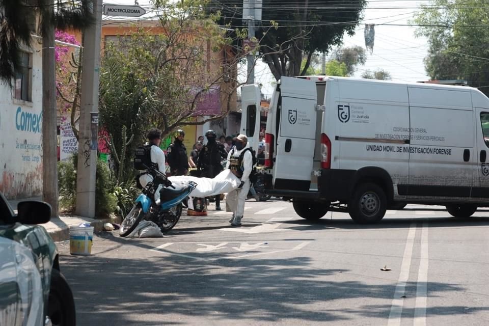 La víctima, de 25 años, fue atacada en la esquina de Moctezuma y Chichimecas.