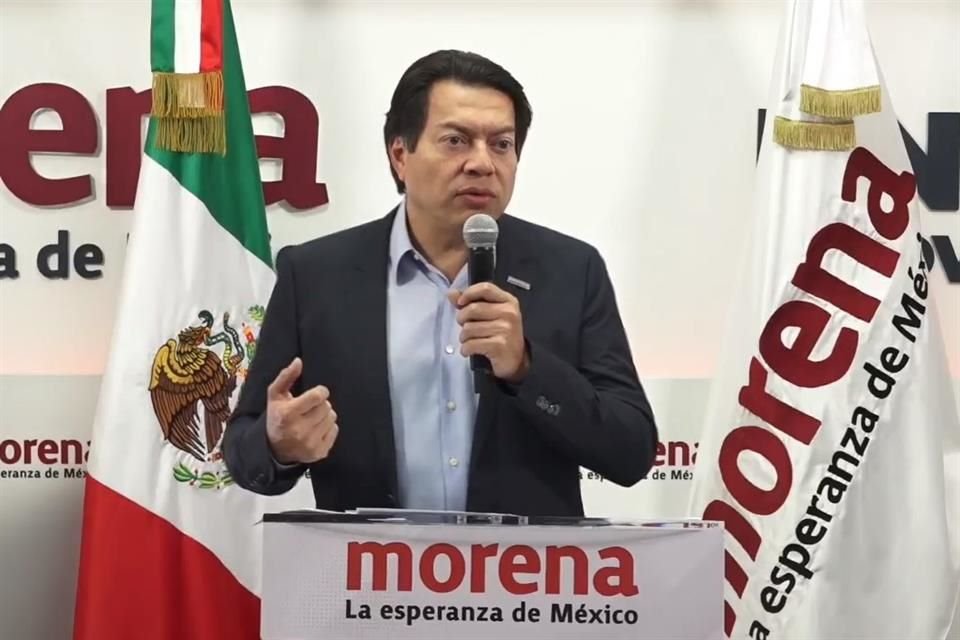 Mario Delgado, presidente de Morena.