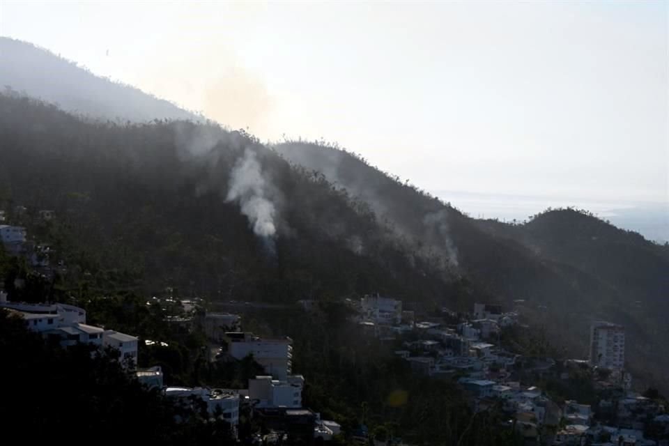 Incendios en el Parque Nacional de El Veladero en Acapulco, Guerrero. 