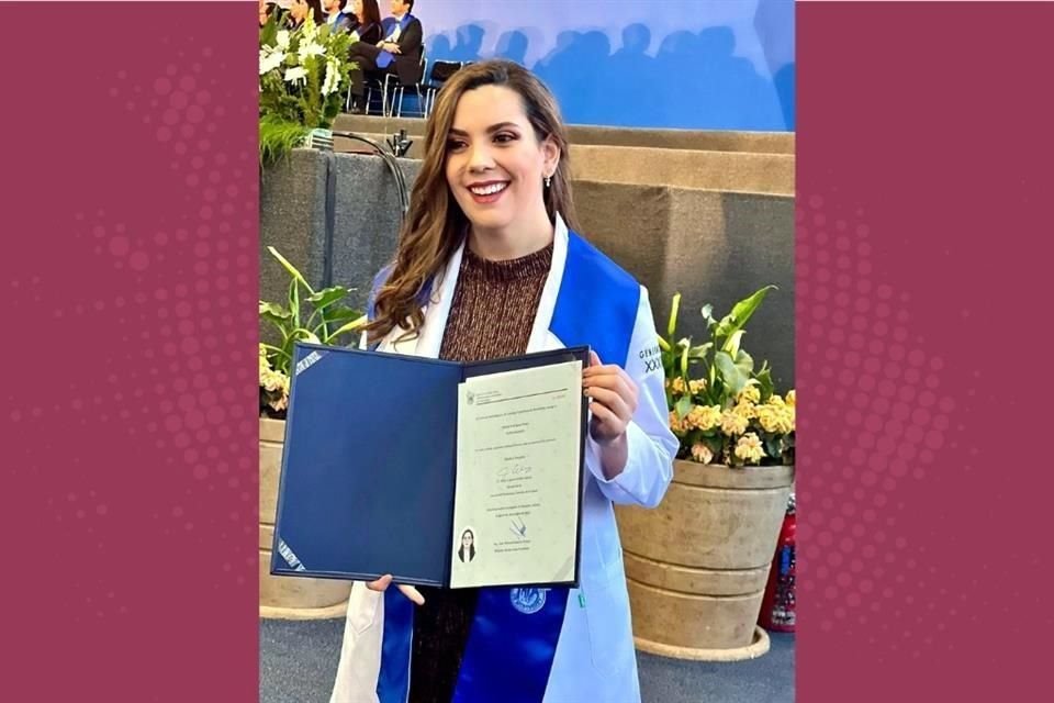 Natalia Rodríguez, recién graduada de Médica Cirujana, fue premiada en la categoría #She4She, por su liderazgo en el empoderamiento de las mujeres en cirugía e investigación médica.