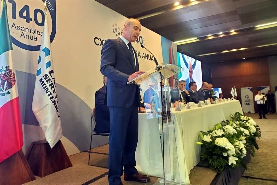 Fernando Canales Stelzer, presidente de Canaco Monterrey.