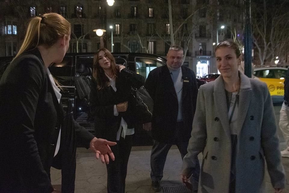 Mónica Bellucci no quiso hablar con los medios.