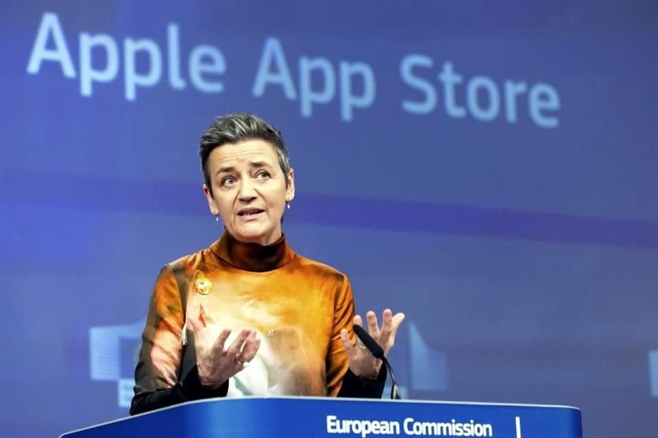 Margrethe Vestager, vicepresidenta de la comisión europea y zar antimonopolio de la UE.