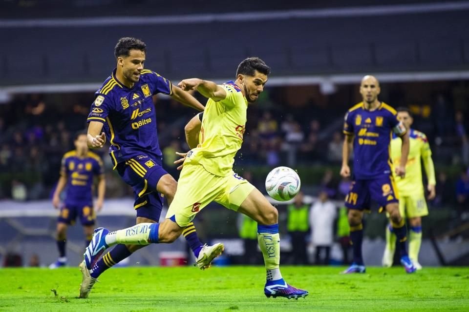 América presume 5 triunfos al hilo frente a Tigres en el Azteca, además de 11 partidos de Liga sin conocer la derrota frente a los felinos.