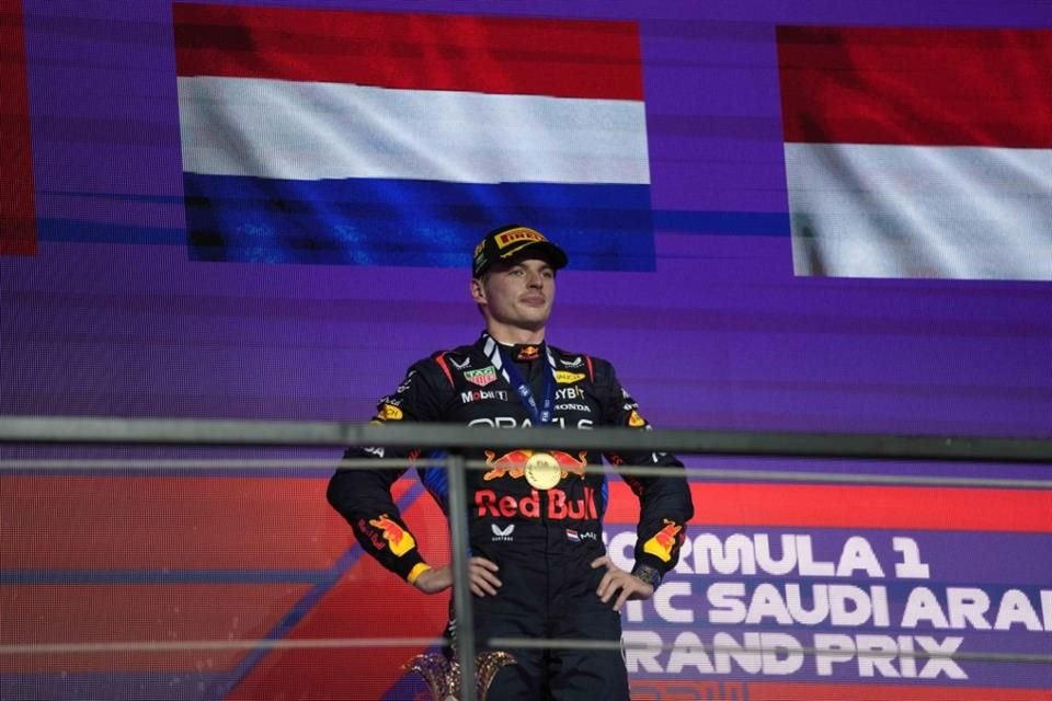 Fue el podio número 100 para Max Verstappen.