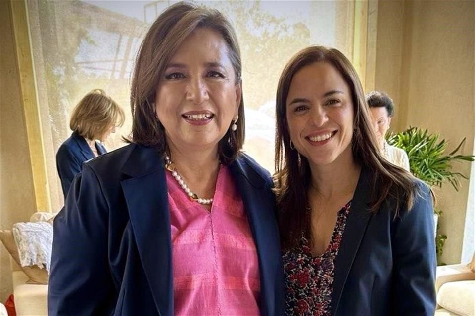 Vivianne Clariond coincidió en un evento privado con la candidata presidencial, Xóchitl Gálvez.