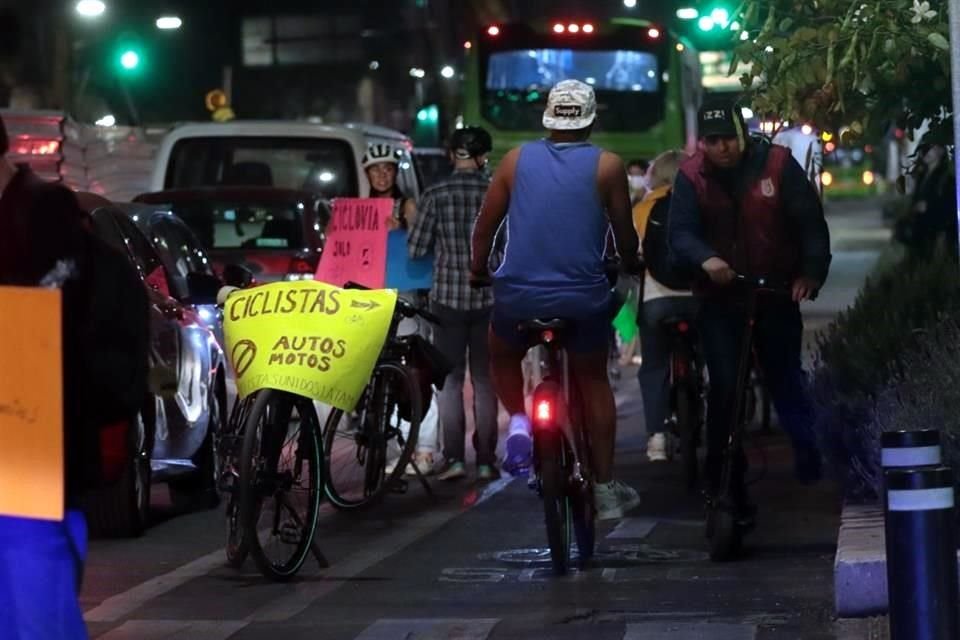 El objetivo es que se respeten las vías para todos los usuarios.