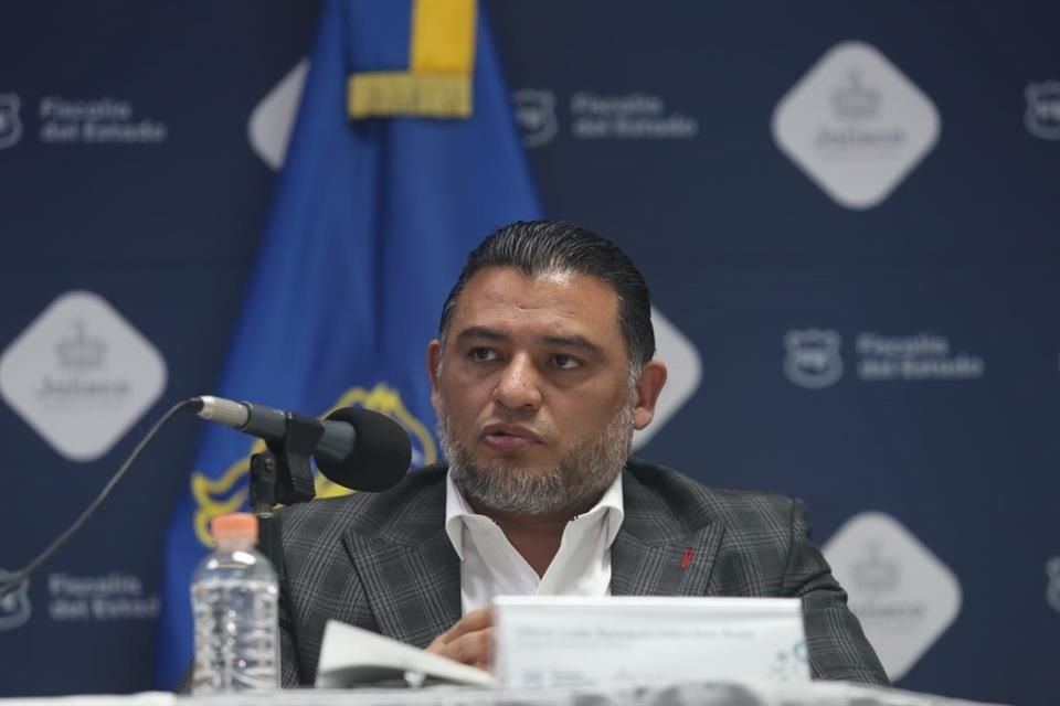 El Fiscal de Jalisco Luis Joaquín Méndez.