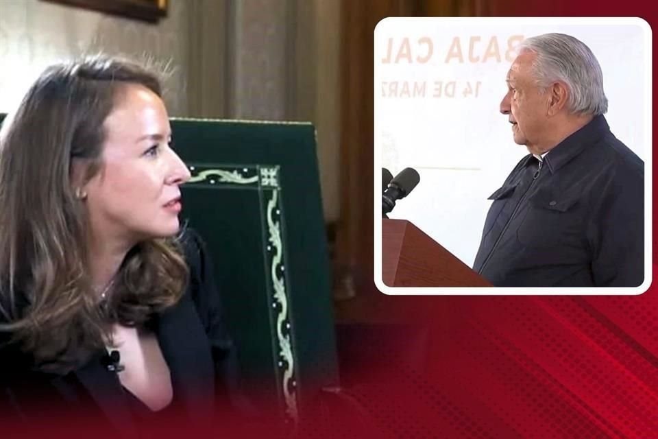 INE ordenó a Presidencia eliminar expresiones en las que AMLO habla de Sheinbaum en entrevista con Canal Red; el Mandatario acusó censura.