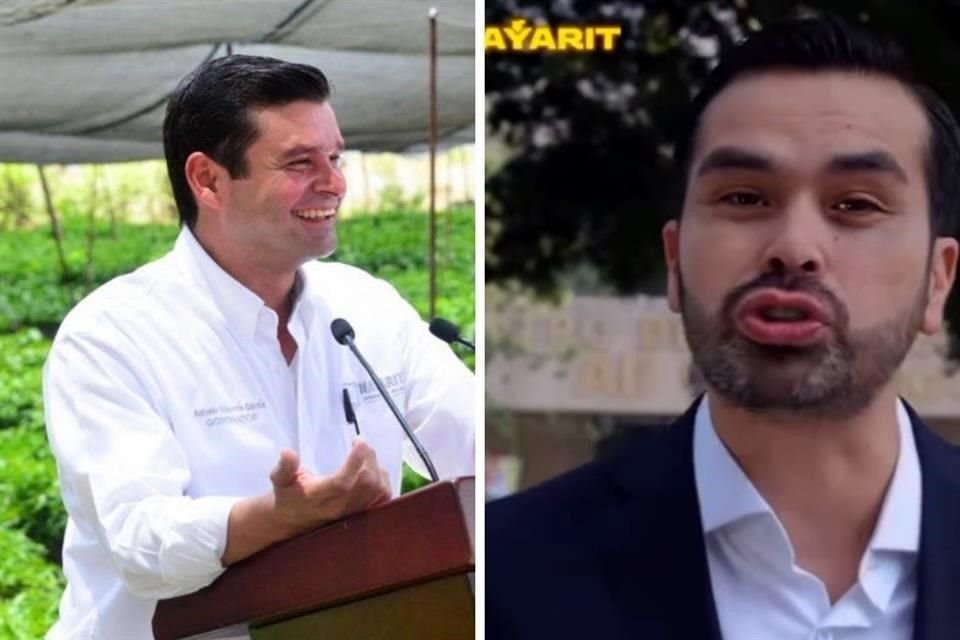 El exgobernador de Nayarit Antonio Echevarría respondió con un reto al candidato presidencial de MC, Jorge Álvarez Máynez, tras spot.