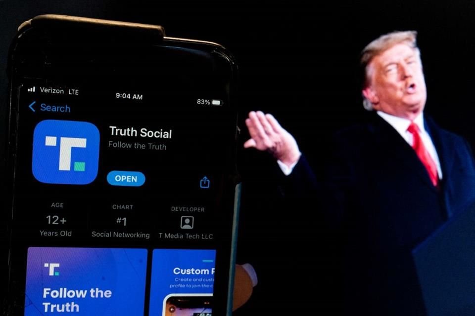 Tras el aumento de sus accciones, la empresa de medios de Donald Trump valía más de 8 mil millones de dólares.