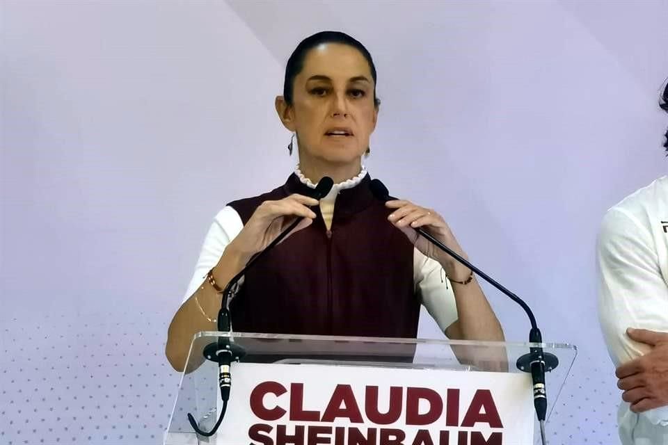 Claudia Sheinbaum dijo que el Movimiento de la 4T tiene gran importancia en el mundo.