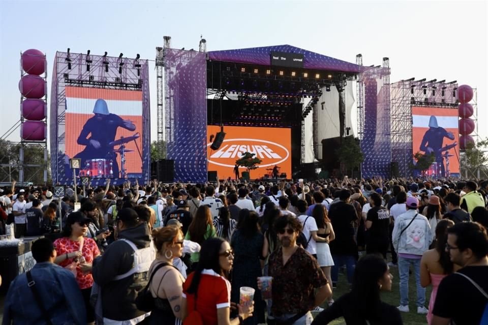 La banda originaria de Nueva Zelanda, Leisure, se presentó en esta edición del festival Ceremonia.