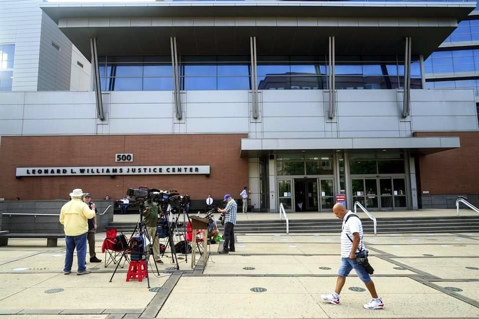 Vista del centro de justicia donde Elon Musk testificará en Wilmington, Delaware.