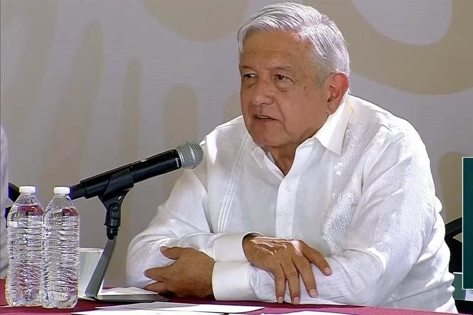 El Presidente López Obrador, de gira por Tabasco.