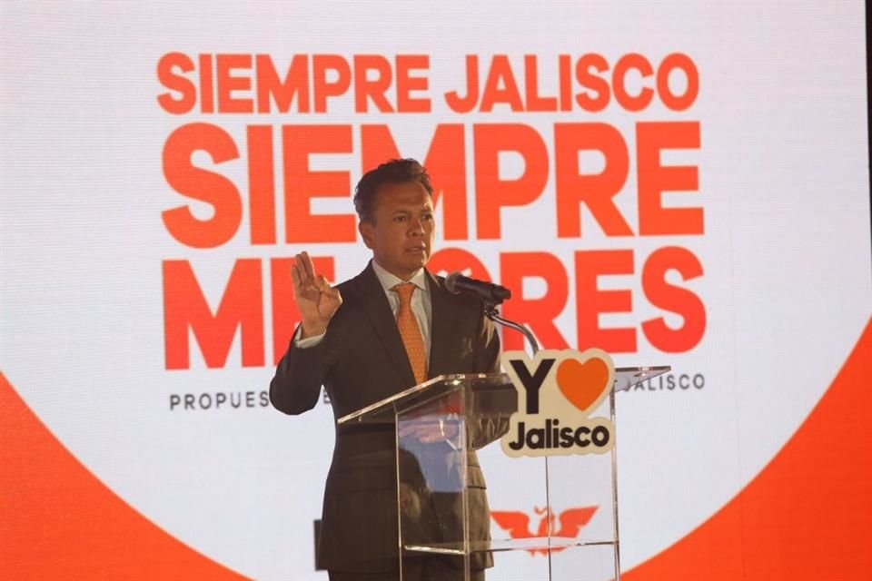 Pablo Lemus, candidato de MC a la Gubernatura de Jalisco.