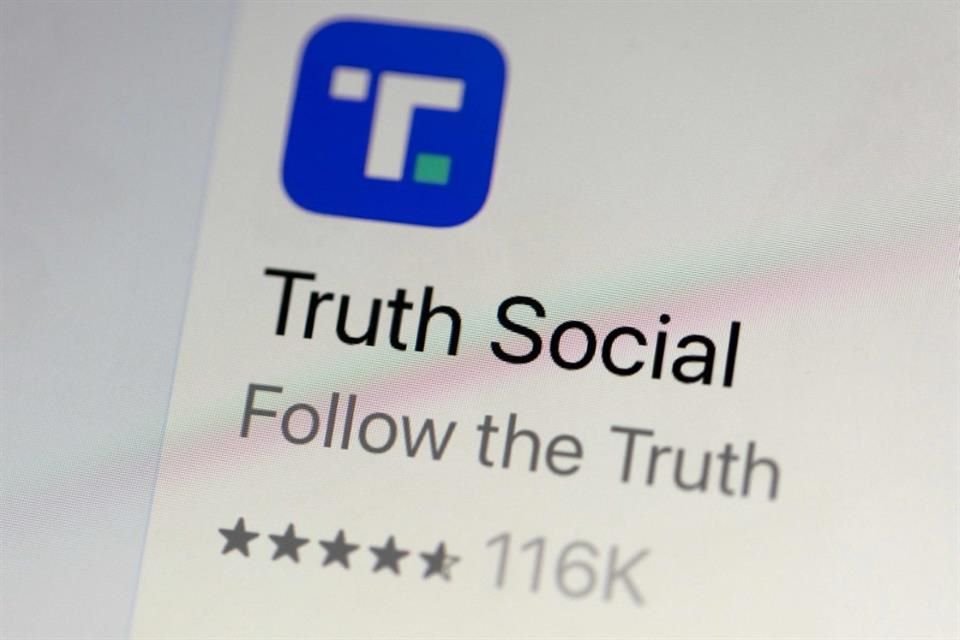 Truth Social llegó a ganar hasta 54 por ciento en Nasdaq.