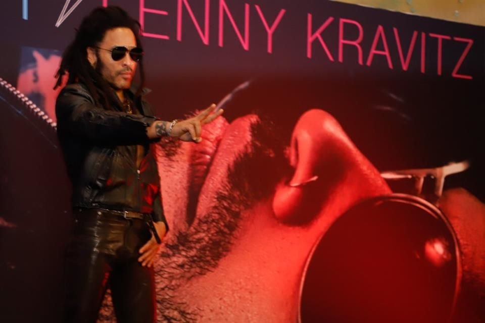 Lenny Kravitz acudió al show que dio Paul McCartney en la CDMX.