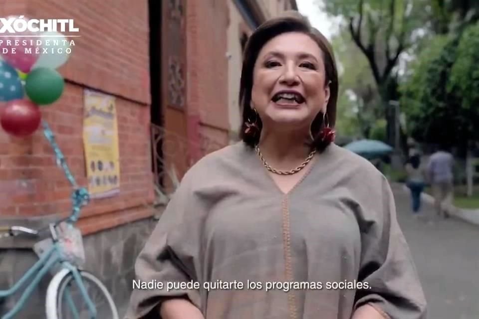 En redes sociales, la candidata ha emprendido una campaña para aclarar que no quitarán los programas sociales si gana la Oposición.