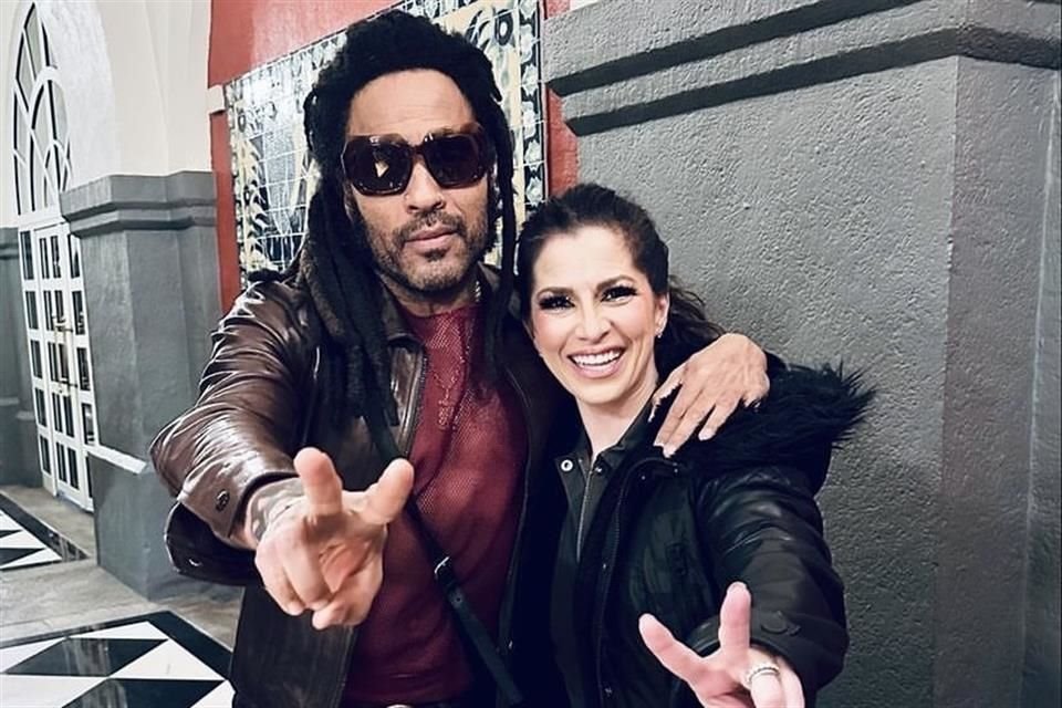 Lenny Kravitz reaccionó ante la publicación de Alessandra Rosaldo, quien compartió en sus redes sociales una fotografía junto a él.