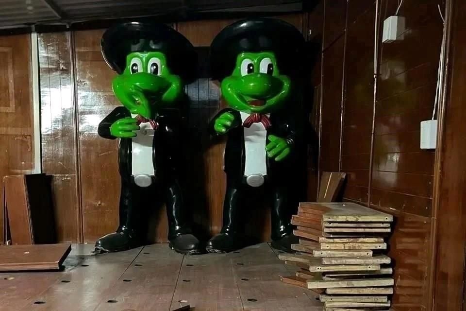 Tras el robo, las figuras anteriores fueron encontradas durante un cateo en Nezahualcóyotl, Estado de México.