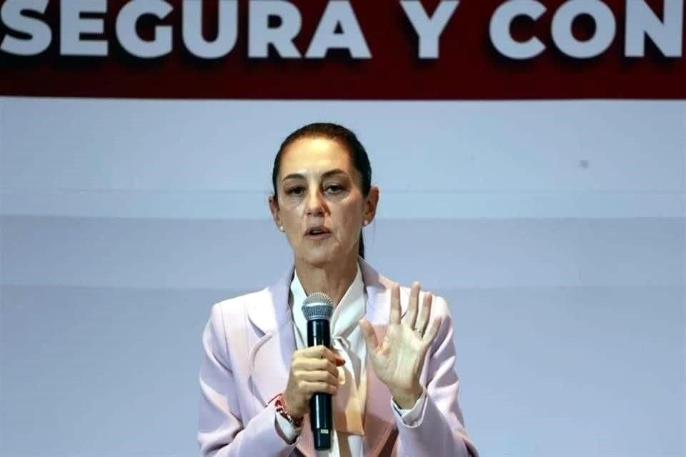 Claudia Sheinbam, candidata presidencial de Morena.