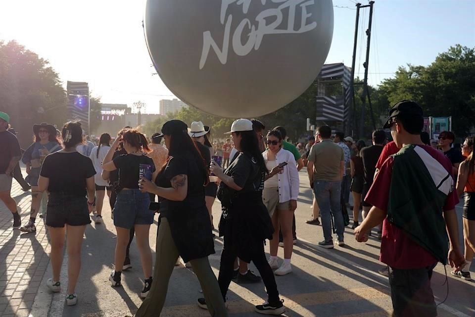 Nadie se quiere perder el segundo día de conciertos en el festival Pa'l Norte, en el Parque Fundidora.