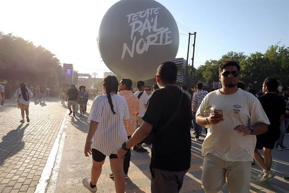 Nadie se quiere perder el segundo día de conciertos en el festival Pa'l Norte, en el Parque Fundidora.