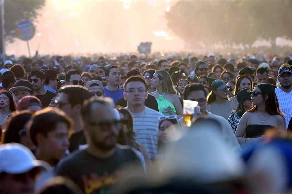 Nadie se quiere perder el segundo día de conciertos en el festival Pa'l Norte, en el Parque Fundidora.