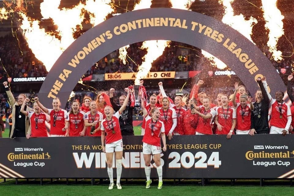 Arsenal se llevó por séptima ocasión en su historia la Copa de la Liga Femenina de Inglaterra al vencer 1-0 al Wolverhampton.