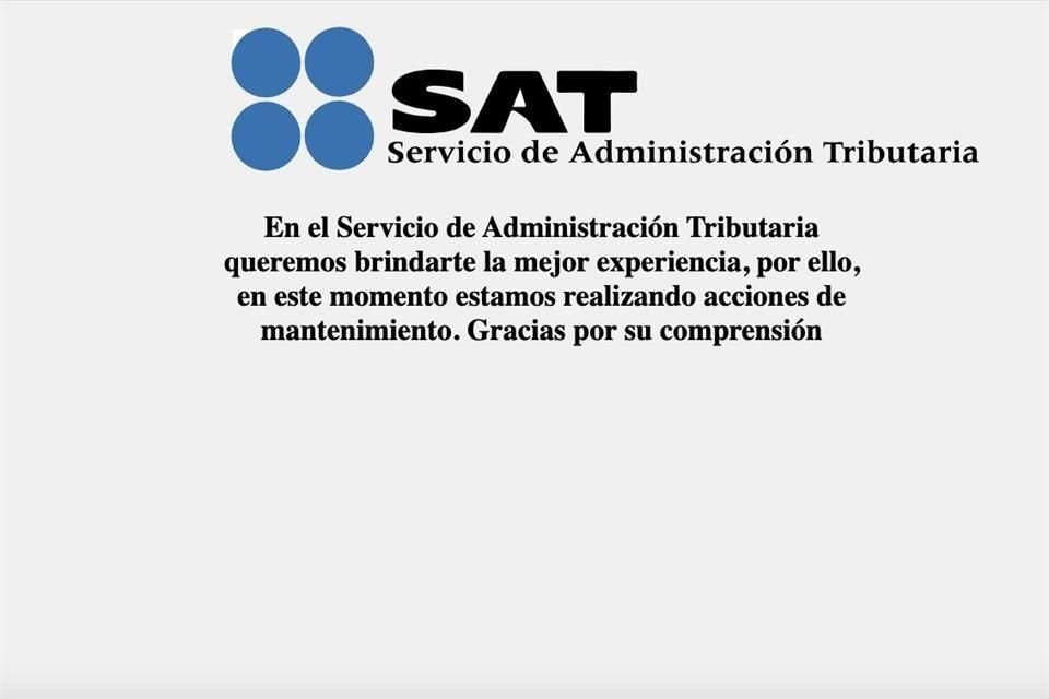 Algunos usuarios reportan que la plataforma les indica que está en mantenimiento.