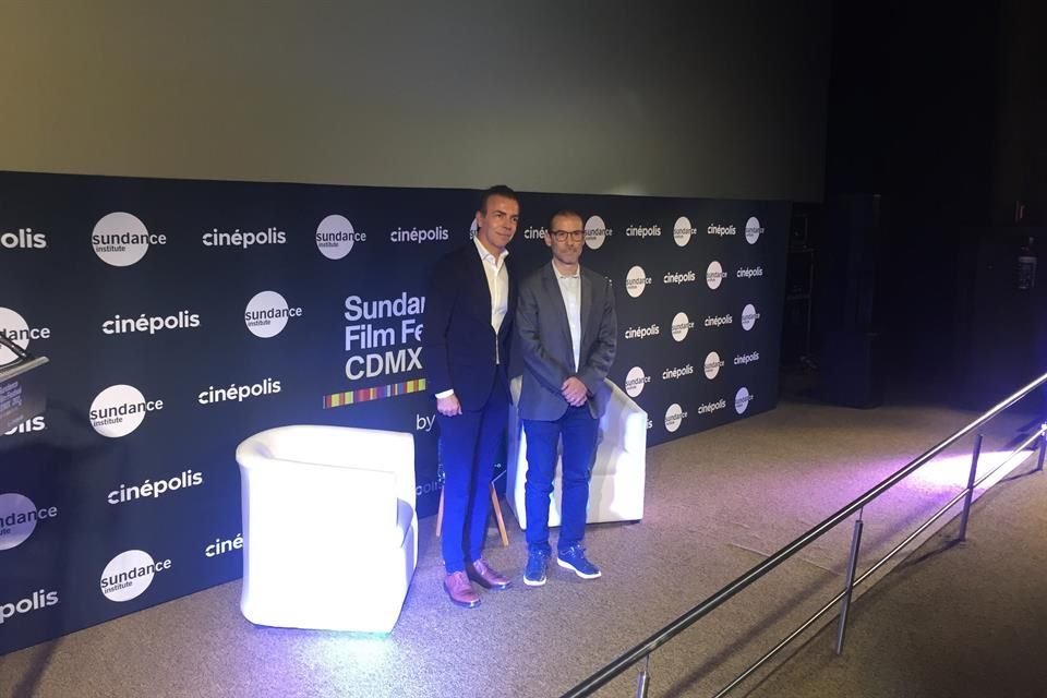 Arturo Ramírez, Director General de Cinépolis y Miguel Rivera, Vicepresidente de Programación de Cinépolis, anunciaron la programación del evento.