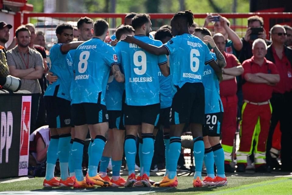 El Bayer Leverkusen ganó 1-0 en la cancha del Union Berlín y queda a una victoria del primer título de campeón de Alemania de su historia