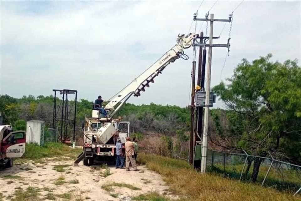 El impacto de bala en el transformador que afectó el servicio de energía se suscitó el pasado domingo, luego de un enfrentamiento.