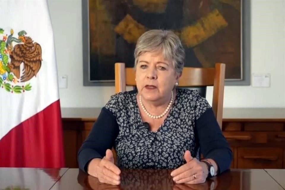 Alicia Bárcena, Secretaria de Relaciones Exteriores.