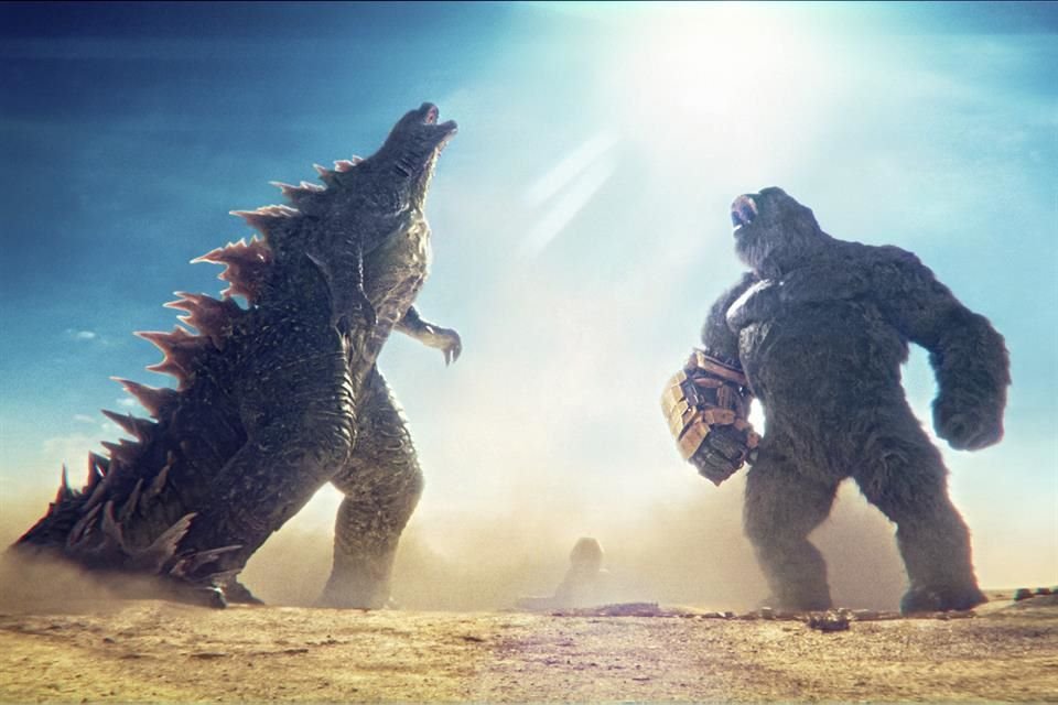 La cinta 'Godzilla y Kong: El Nuevo Imperio' se apoderó del primer lugar de la taquilla de EU.