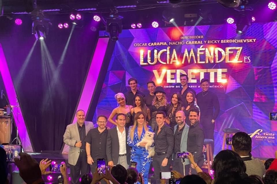 Lucía Méndez dará show al estilo de vedette.