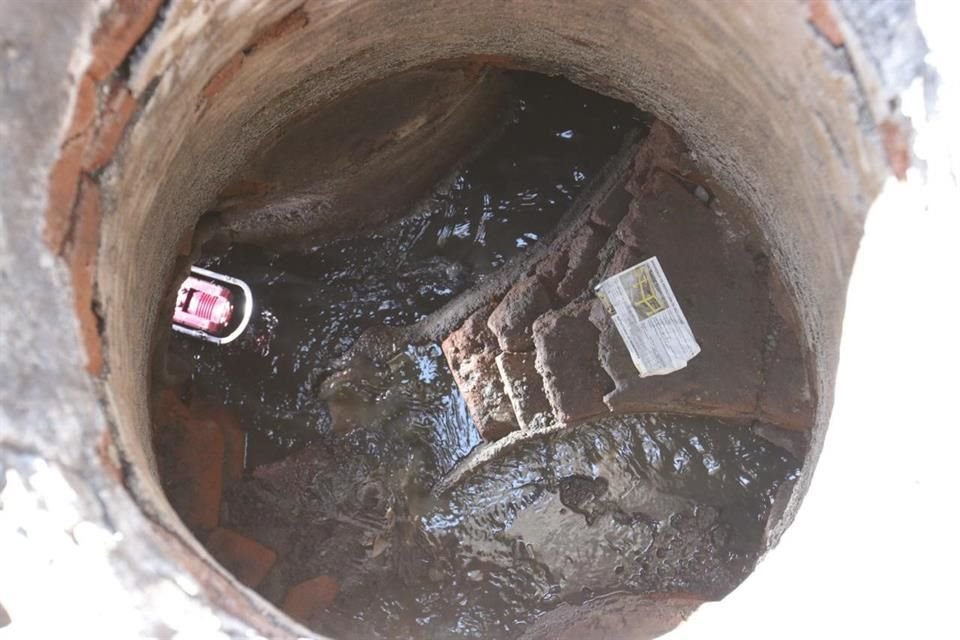 Así el entorno del pozo en la col. Alfonso Xlll en Álvaro Obregón.