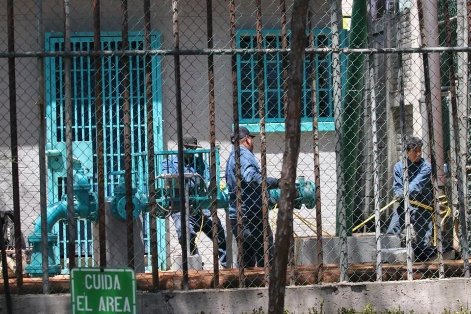 Así el entorno del pozo en la col. Alfonso Xlll en Álvaro Obregón.