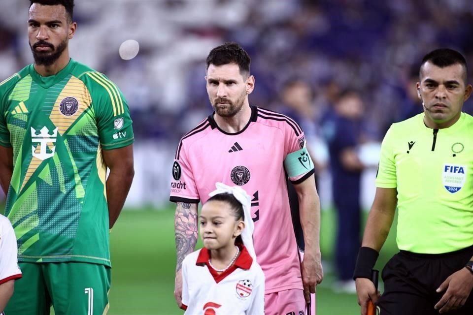 Es la primera vez de Lionel Messi en el Estadio Monterrey.