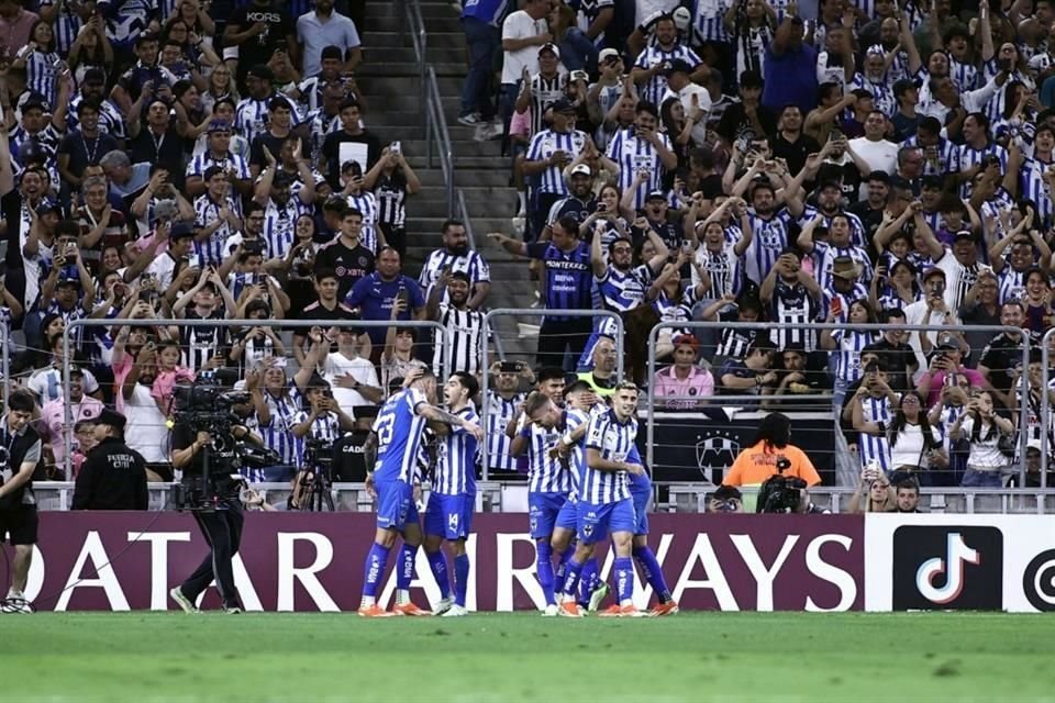 Con el marcador a favor, Rayados llevó más tranquilo el resto del partido.