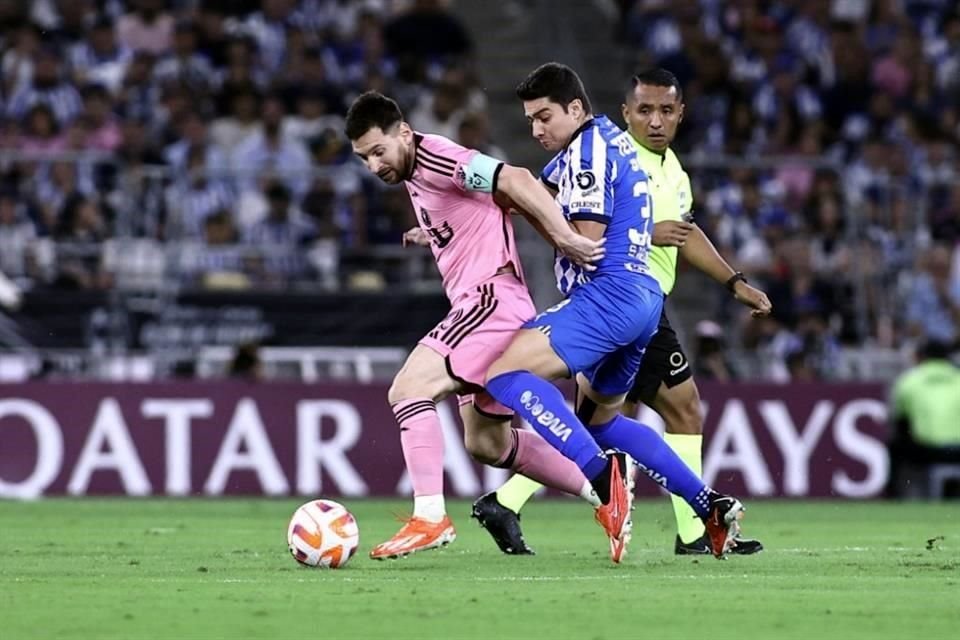 Las postales de Lionel Messi en la derrota del Inter de Miami 3-1 ante Rayados en el Estadio Monterrey.