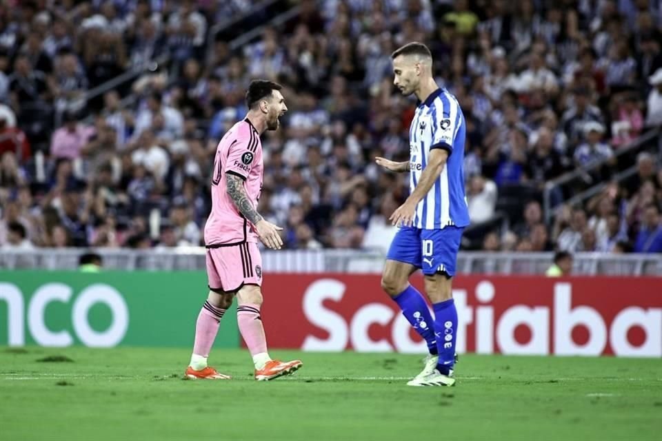 Las postales de Lionel Messi en la derrota del Inter de Miami 3-1 ante Rayados en el Estadio Monterrey.