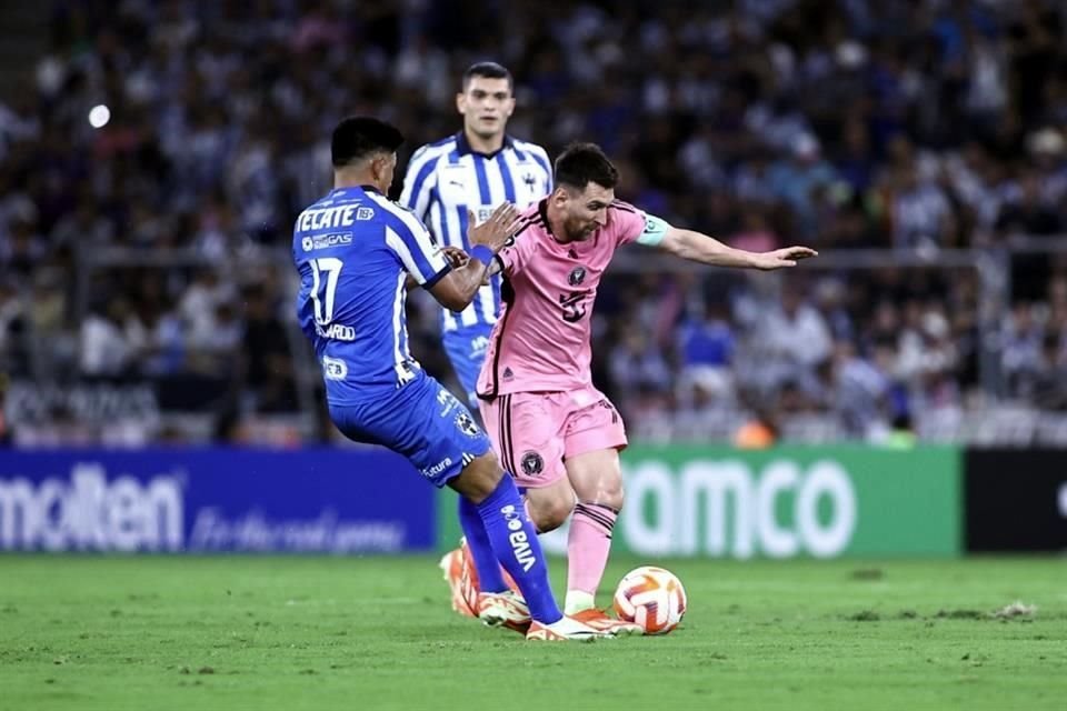 Las postales de Lionel Messi en la derrota del Inter de Miami 3-1 ante Rayados en el Estadio Monterrey.