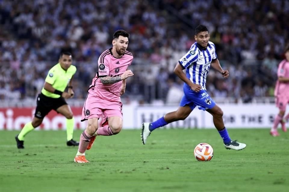 Las postales de Lionel Messi en la derrota del Inter de Miami 3-1 ante Rayados en el Estadio Monterrey.