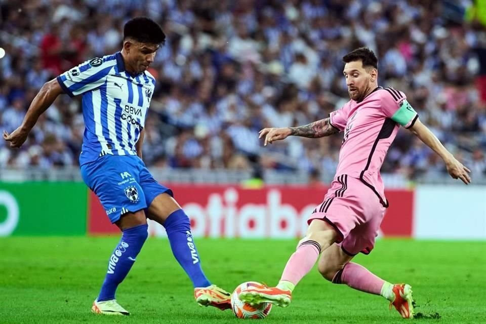 Las postales de Lionel Messi en la derrota del Inter de Miami 3-1 ante Rayados en el Estadio Monterrey.