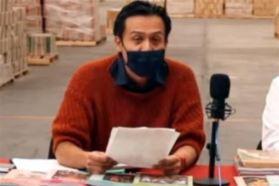 Marx Arriaga, director de Materiales Educativos de SEP.